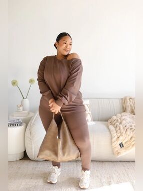 Fancy Homebody Signature Ribbed Essential 3 Piece Set - Clay